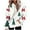 #0040-White, variant on Uootdi Christmas Hoodies for Women Gift Fleece Christmas Classic Print Long Sleeve Sweatshirt Baggy Drawstring Pullover Winte r Warm Sweaters with Pocket