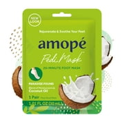 Amopé® PediMask™ 20-Minute Foot Mask - Paradise Found with Coconut Oil