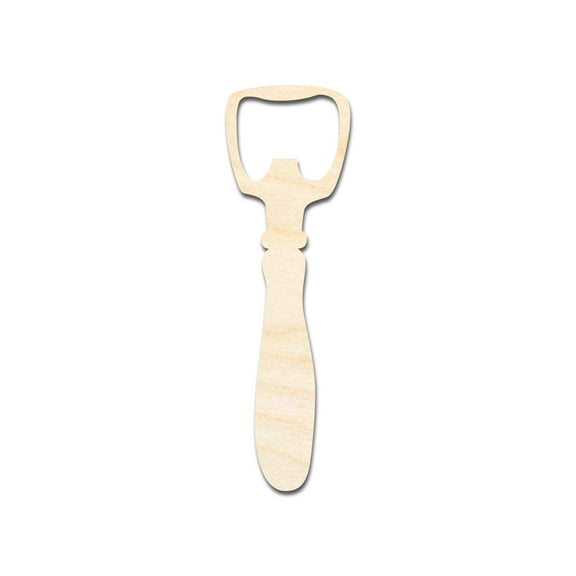 Unfinished Wood Bottle Opener Shape 3" / 1/4"