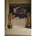 thumbnail image 2 of 7×5FT Movie Night Backdrop Black Movie Night Theme Photography Background, 2 of 5