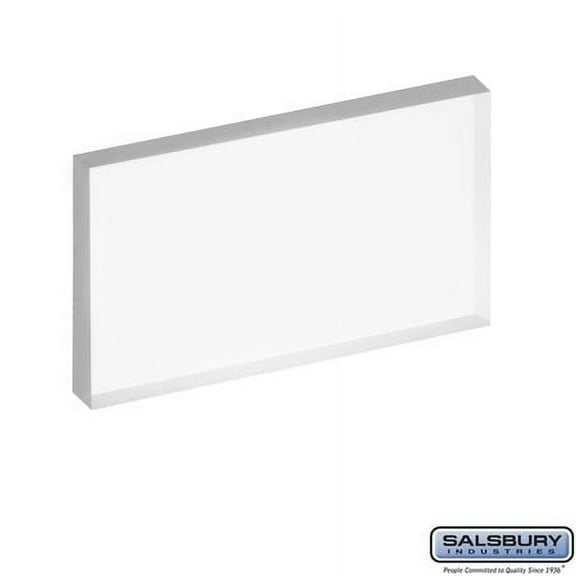 Salsbury Industries 2071CLR Plastic Window - for Brass Mailbox #1 and #3 Door - Clear
