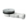 thumbnail image 1 of Shower Base Drain with Versatile Installation, Dome Design for Extra-Flat Showers, Odor Isolation Shower Drain with Removable Basket, Resistant to High Temperature, for Bathroom Pool Balcony, 1 of 1