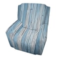thumbnail image 2 of Blue Wood Grain Pattern Single Sofa Cover Simple Anti-Cat Scratch All-Inclusive Elastic Dust Cover Universal In All Seasons, 2 of 5