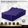 thumbnail image 4 of Dinner Napkins Disposable Guest Towels, Purple Beverage Napkins Soft and Absorbent Paper Napkins Dinner Size for Party, Wedding Or Every Day Use, 8” x 4.5” 2 Ply Party Napkins, Pack of 40 -By Amcrate, 4 of 6
