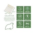 thumbnail image 4 of Earth's Natural Alternative , Sacs Compostables Refermables, Format Gallon, 50 Unités, 4 of 4