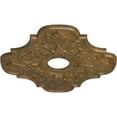 thumbnail image 3 of Ekena Millwork 17 3/4"OD x 3 1/8"ID x 1"P Peralta Ceiling Medallion (Fits Canopies up to 4 5/8"), Hand-Painted Rubbed Bronze, 3 of 6