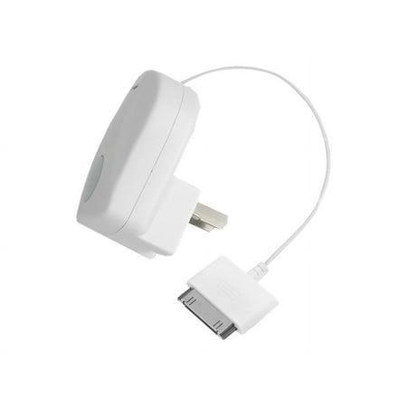 ReTrak ETIPODCHGW - Power adapter - 700 mA (Apple Dock) - white - for Apple iPad/iPhone/iPod (Apple Dock)