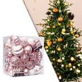 thumbnail image 2 of 65x Decoraciones para árboles de Navidad Bolas para árboles de Navidad Adornos Colgantes Adornos navideños para Centro Comercial Restaurante año Nuevo rosa, 2 of 8