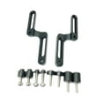 thumbnail image 2 of Ajustadores de parabrisas de motocicleta Soporte de parabrisas Accesorio curvo Montaje en techo Negro, 2 of 9