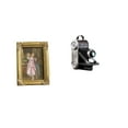thumbnail image 1 of Marco De Fotos De Resina, Soporte Para Tarjetas, Póster, Marco De Fotos Con Frente De Vidrio, Estatua De Cámara, Adorno, Escaparate único, Accesorio Decorativo Para Escritorio, Mesa, Pared,, 1 of 8