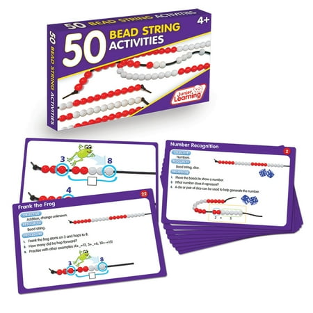 UPC: 0858136006133 | Junior Learning 50 Bead String Activities Learning Set