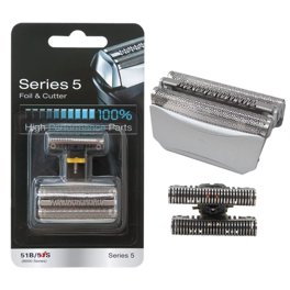 Têtes De Rasage Pack Combiné Pour Braun Series 5 - Compatible 51S, Neuf Sous Blister