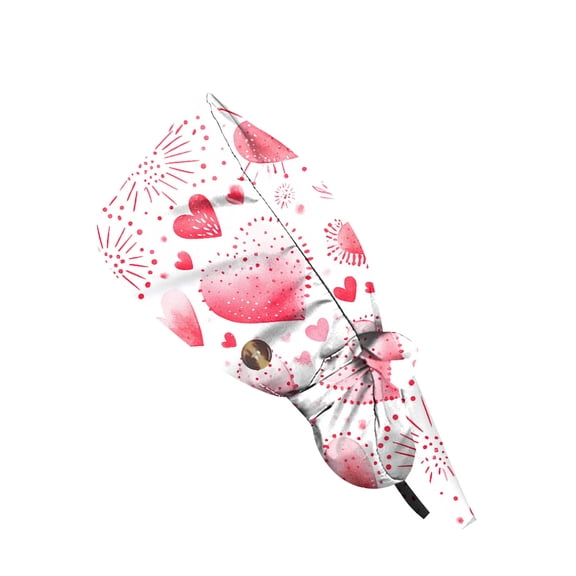 Working Cap Scrub Cap with Sweatband Adjustable Unisex Women Tie Back Hat Nurse Surgical Caps 2025 Red Free