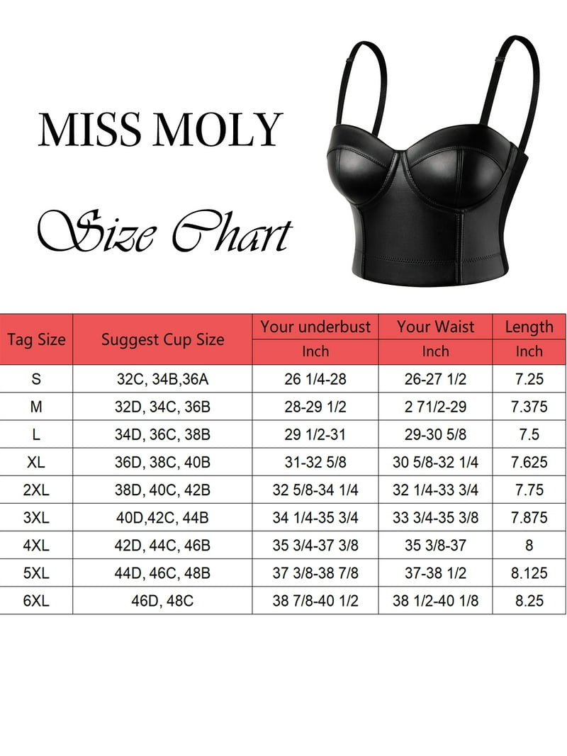 MISS MOLY Women's Corsets Classic Vintage Corset Top