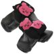 thumbnail image 1 of Protective Dog Shoes Winter Dog Boots for Dogs Black Cotton Rubber Material Prevent Dirt 4Pcs, 1 of 4