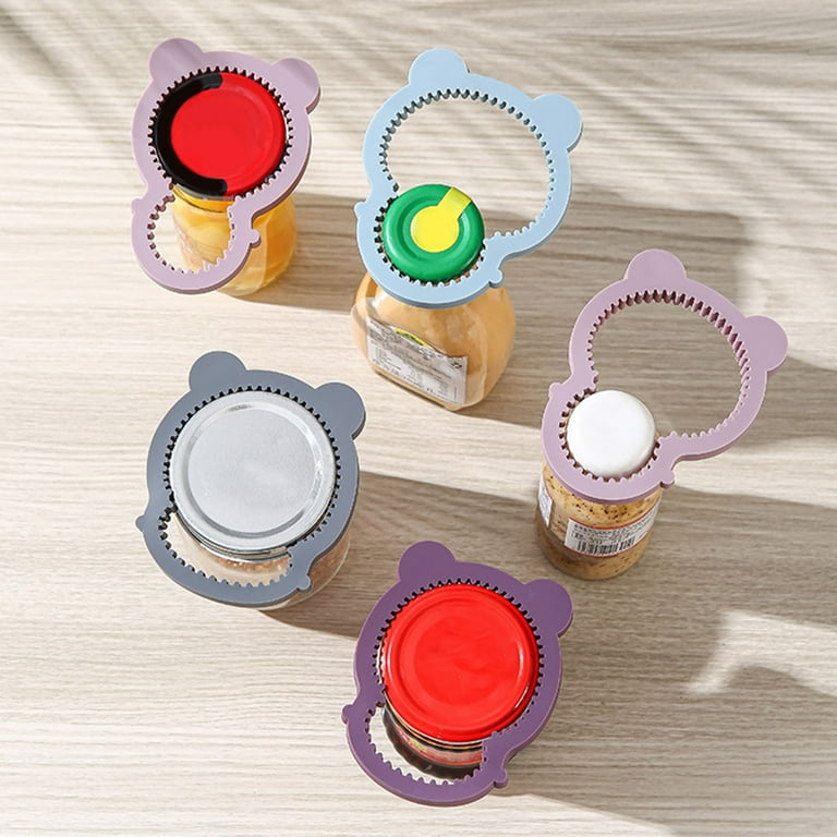 1pc Jar Opener, Round-shaped Plastic Bottle Opener For Under Cabinet, Can  Opener, Kitchen Helper