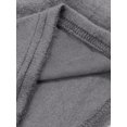thumbnail image 6 of MAWCLOS Men Dressing Gown Long Sleeve Wrap Robe Hooded Bath Robes Mens Warm Towelling Lounge Nightwear Gray 5XL, 6 of 7