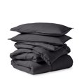 thumbnail image 1 of Down Alternative Comforter Set - 3-Pieces - All Seasons - Queen, Forged Iron Gray, 1 of 8