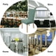 thumbnail image 5 of 4 piezas Fundas para sillas (verde claro), funda elástica para silla de comedor, protector de silla moderno, lavable para decoración, fiestas, banquetes, oficina, hotel, 5 of 5