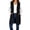 Black, variant on Fnooota Womens Zip up Hoodies, Drawstring Lightweight Casual Mid-length Sleeveless Jackets with Pockets Khaki Size S-3XL