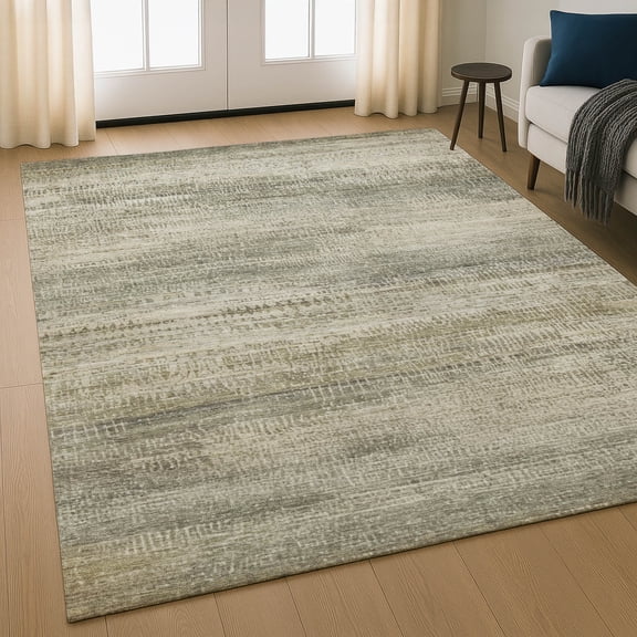 Addison Rugs Mayfield Premium Machine Washable Transitional Abstract Taupe Rectangle Rug, 10' X 14' Machine Washable Transitional Abstract Taupe Oversized Sherpa Throw Blanket