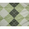 thumbnail image 4 of oneOone Polyester Lycra Light Green Fabric Argyle Check Sewing Craft Projects Fabric Prints By Yard 56 Inches Wide, 4 of 4
