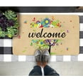 thumbnail image 5 of Nutksea - Summer Welcome Front Doormat, Colorful Floral Tree Decor Floor Mat Rubber Non-Slip Reusable Entrance Door Mat Gift Indoor Decoration Supplies Home Decor Outdoor Mats 17\u201dx 30"\u2026, 5 of 5