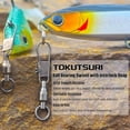thumbnail image 2 of Rotules à Roulement à Billes à Pression Pêche Eau Salée Eau Douce Rotules à Pression Équipement de Pêche Pivot avec Clips à Pression à Emboîtement Acier Inoxydable Noir #1 (22 Lb) 25 Pcs #1 (22 Lb) 25 Pcs, 2 of 5