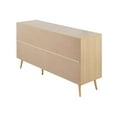 thumbnail image 3 of Astro Contemporary Sideboard in Natural and White Wood by LumiSource, 3 of 7