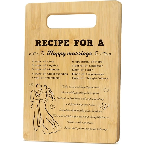 Wedding Gifts for Newlyweds,Newlywed AnniversaryWedding Registry Gifts for Couples Bridal Shower Unique,Personalized Engagement Housewarming Gift Ideas for Couples Newly Engaged Friends Cutting Board
