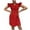 Red, variant on IROINNID Women's Sleeveless Bodycon Dress V-Neck Casual Dresses Summer Zipper Mini Dress Strapless Solid Color Dress