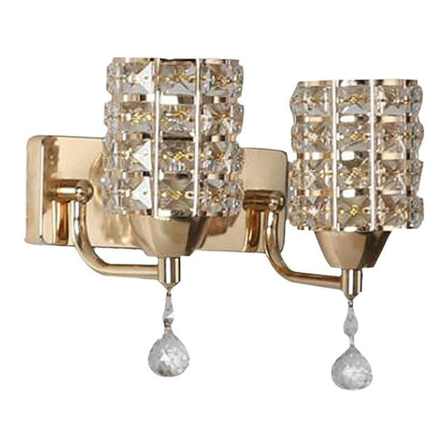 Aplique de pared estilo loft, de cristal, moderno, para pasillo o lectura, con casquillo E27/E26. Cabezal doble E27