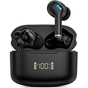 Bluetooth Headphones, Wireless Earbuds 5.1 Auto Pairing HiFi Stereo Sound True Wireless Earbuds in Ear Bluetooth Earphones Binaural Call Headset with Built in Mic and Charging Case for Sports