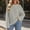Gray, variant on Daiosportswear Women's Long Sleeve Shirts Lightweight Tunic Tops Breathable Comfort Lightweight Basic Tees White
