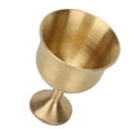 thumbnail image 2 of Wine Goblet, Collection Gift Brass Goblet Retro Goblet  For Friends For Party, 2 of 8