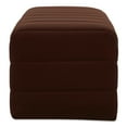 thumbnail image 3 of Moe's Home Collection Verity Bench Fabric Brown, 3 of 7