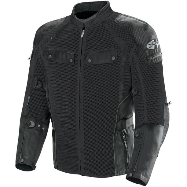 Joe Rocket Men's Phoenix Ion Summit Mesh Motorcycle Jacket (Black/Black ...