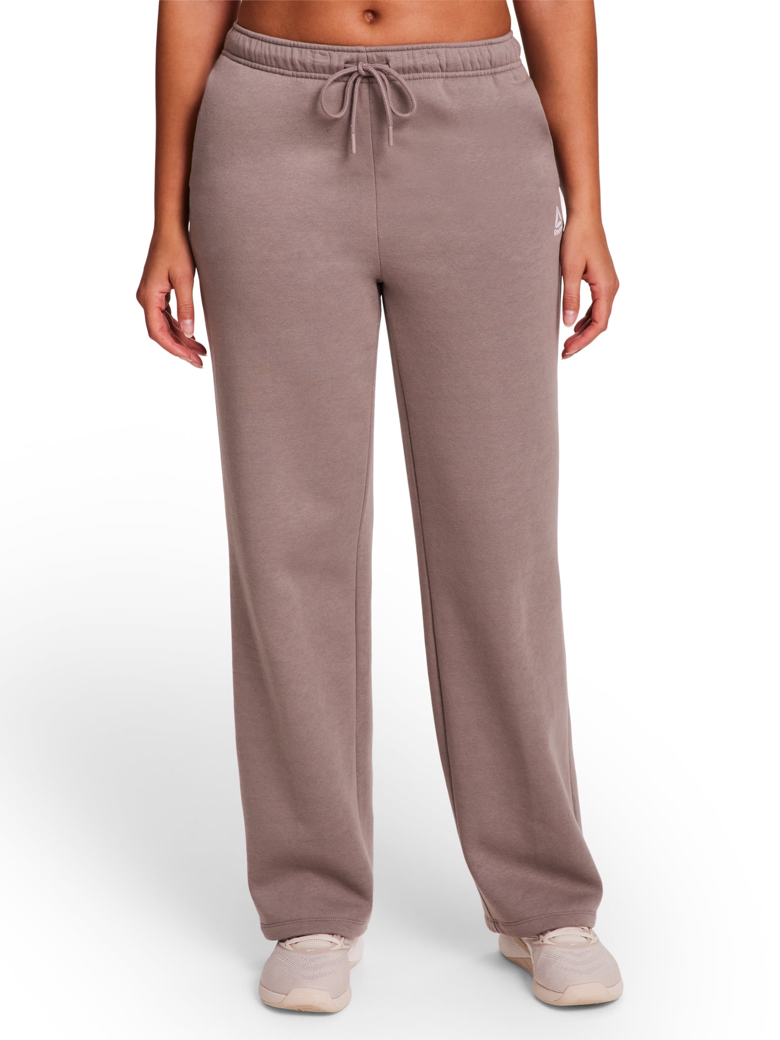Reebok Women's and Women's Plus Sport Core Crewneck and Straight Leg Pant 2-Piece Set, Sizes XS-4X