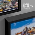 thumbnail image 4 of wall26 - Porto Portugal Town Skyline - Framed Canvas Art Wall Art - 24"x36"x3 Black, 4 of 5