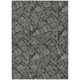 thumbnail image 2 of Addison Rugs Chantille Indoor/Outdoor Transitional Floral Black Washable Rectangle Rug, 9' x 12', 2 of 6