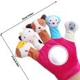 thumbnail image 2 of Baby Puppet Parent-children Interactive Hand Puppets Toy Early Educational Cartoon Puppet Toy Sensory Development Animal Hand Puppets for Kids Ages 3+, 2 of 6