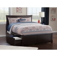 thumbnail image 2 of Metro Queen Platform Platform Bed with Flat Panel Foot Board and 2 Urban Bed Drawers in Espresso, 2 of 6