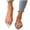 Silver, variant on Womens Pointed Toe Flat Sandals Thin Strappy Open Toe Breathable Slide Slippers Casual Summer Comfort Shoes