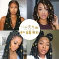 thumbnail image 3 of Joyas de Dreadlocks, Patrón Vintage de Oro Bobinas de Cabello Aleación Fácil de Usar Para Accessorios para Joyas para el Cabello, 3 of 7