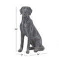 thumbnail image 3 of DecMode 25" Indoor Outdoor Dog Garden Sculpture, 3 of 8