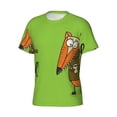 thumbnail image 5 of Vsdgher Drink Coffee And Do Good Print Men's Dry Fit Mesh Athletic Shirts Moisture Wicking Tennis T-Shirt Tops, 5 of 9