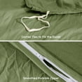 thumbnail image 4 of Sonive Washed Duvet Cover Sets Twin/Twin-XL 2 Piece, Soft and Cozy, Washed Textured Wrinkled Design (Loden Green, Twin/Twin-XL), 4 of 6