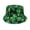 Green14, variant on ktowifly St Patricks Day Hat for Women and Men Shamrock Printed Wide Brim Trendy Travel Caps Cute Outfit