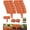 Stone-look Brick Red, variant on Imitation Stone Garden Fence, Stone-Look Lawn Edging Border for Flower Beds, Plastic Garden Retaining Edging Fence, Flexible Interlocking Landscape Edging, No Dig Decorative Lawn Border