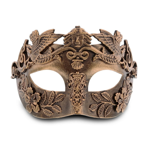 Attitude Studio Copper Venetian Royal Masquerade Ball Mask Halloween Costume Walmart Com